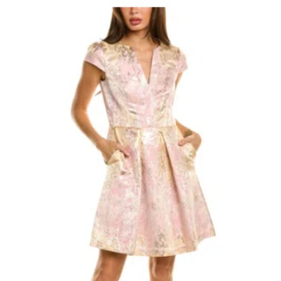 Vince Camuto Jacquard Mini Dress – Size 2 – $85 - Picture 3 of 5